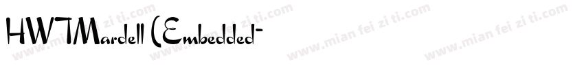 HWTMardell (Embedded字体转换